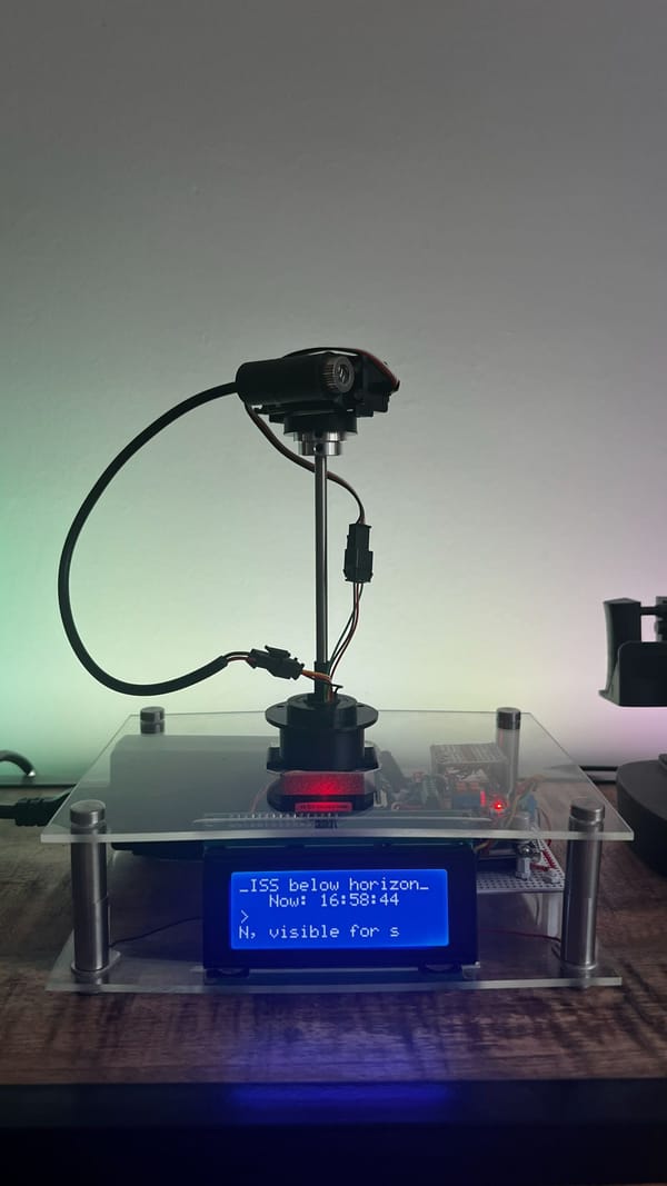 Tracking the Heavens: Building a Laser-Guided ISS Tracker